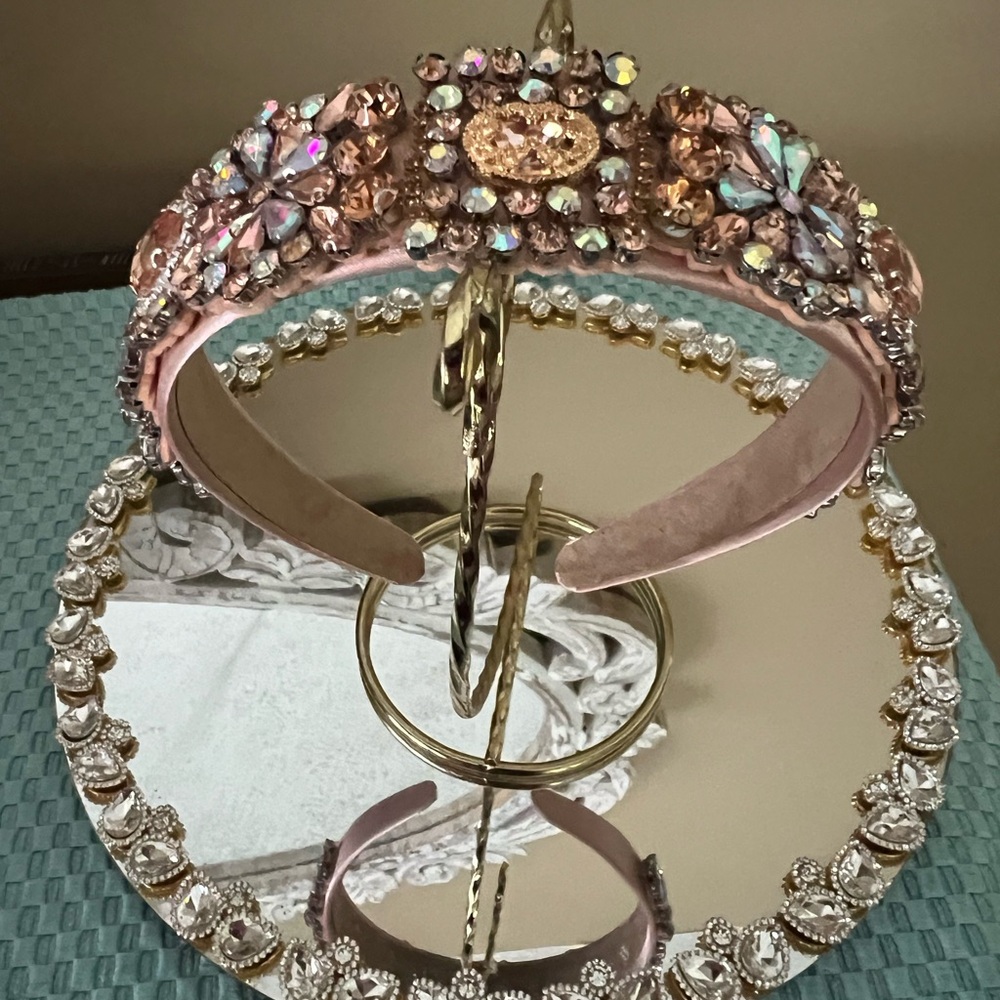 Headband With Rhinestones New - Picture 3 of 4
